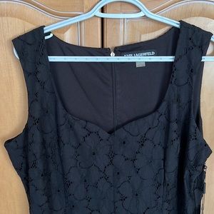 Brand New Karl Lagerfeld Black Lace Dress